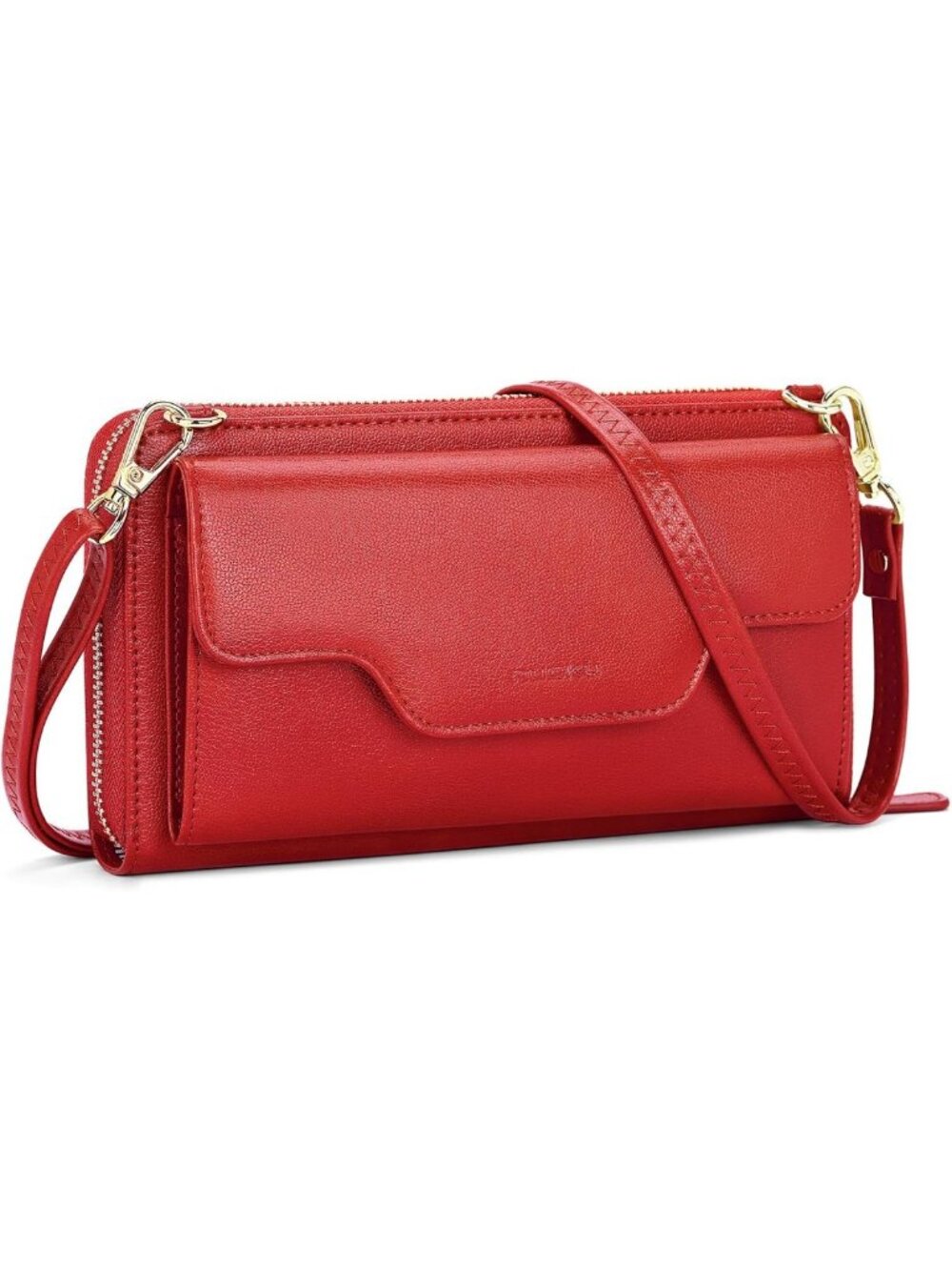 Stylish Women's Small Crossbody Bag Wristlet Clutch Wallet with Card Slot